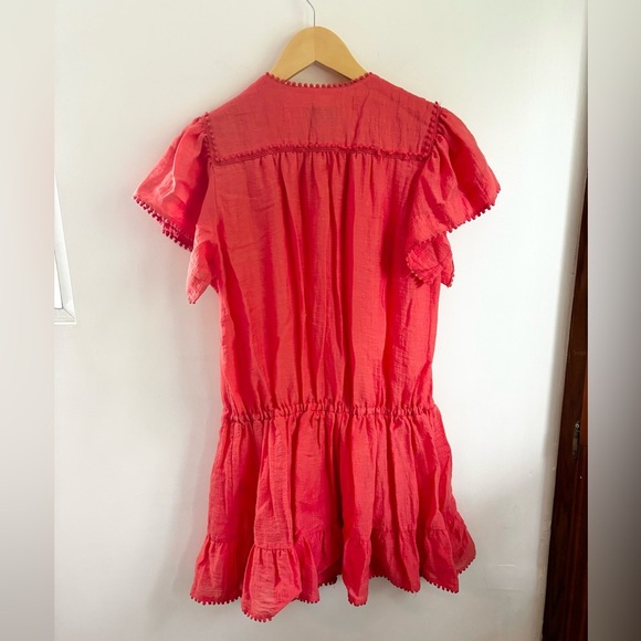 SABINA Musayev| July Dress in coral | size xs - Picture 8 of 11